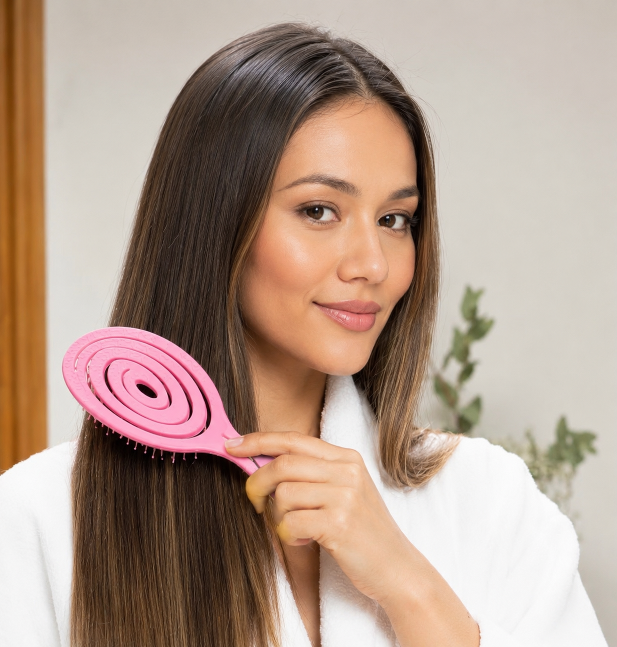 VeebyGem Detangling Hair Brush — Gentle & Effective for All Hair Types